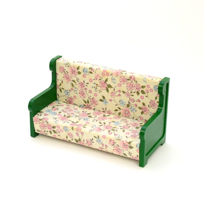 [Used] GREEN SOFA KA-18 Epoch Japan Sylvanian Families