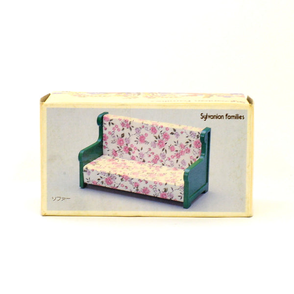 [Used] GREEN SOFA KA-18 Epoch Japan Sylvanian Families