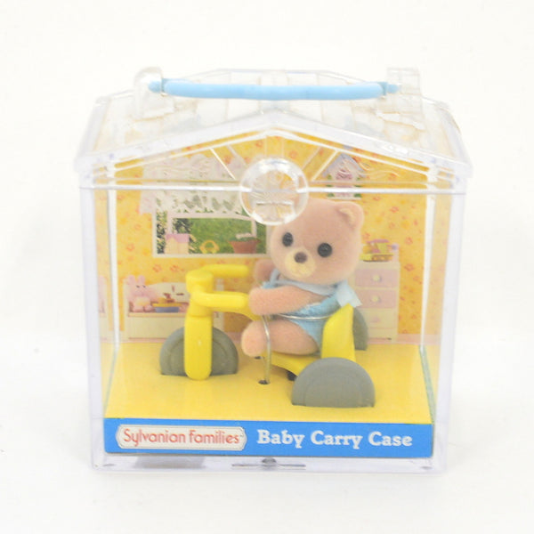 BABY CARRY CASE BEAR AND TRICYCLE Epoch Calico Clitters Sylvanian Families