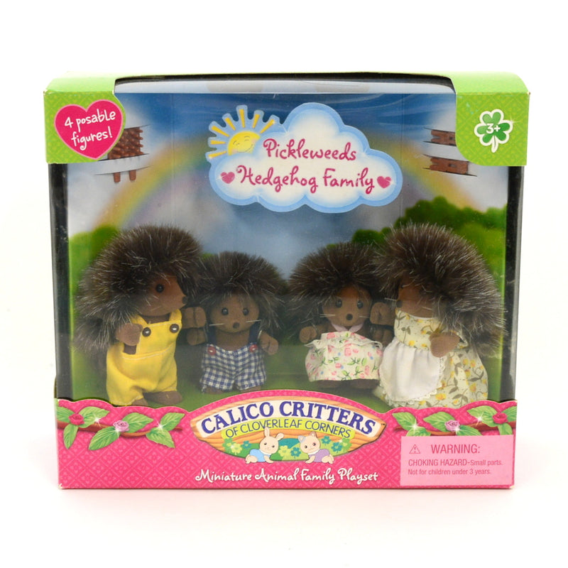 Calico Clitters PICKLEWEEDS HEDGEHOG FAMILY CC1923 Sylvanian Families Calico Clitters