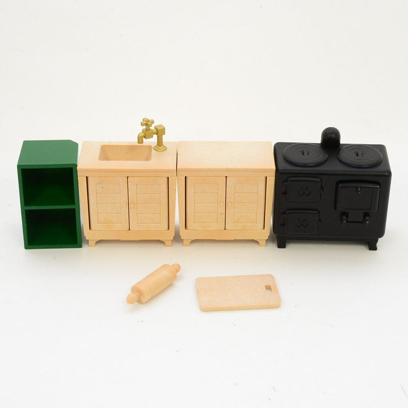 [Used] KITCHEN SET KA-10 Epoch Japan Sylvanian Families