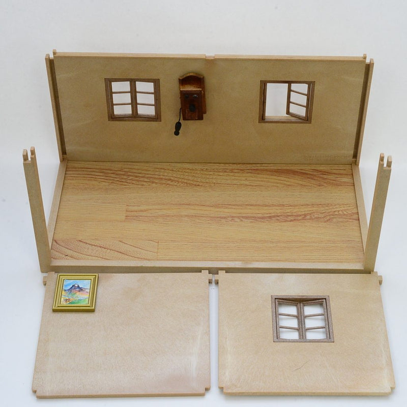 [Used] SYSTEM COMPO UNIT SET HOUSE #1 WINDOW #5 WALL #7 Epoch Sylvanian Families