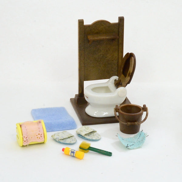 [Used] TOILET SET kA-67 Epoch Japan  Sylvanian Families