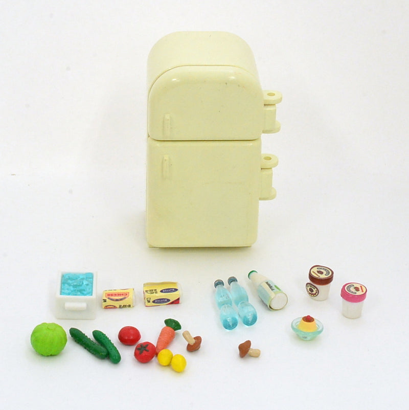 [Used] REFRIGERATOR SET KA-81 Epoch JAPAN 1997 Sylvanian Families