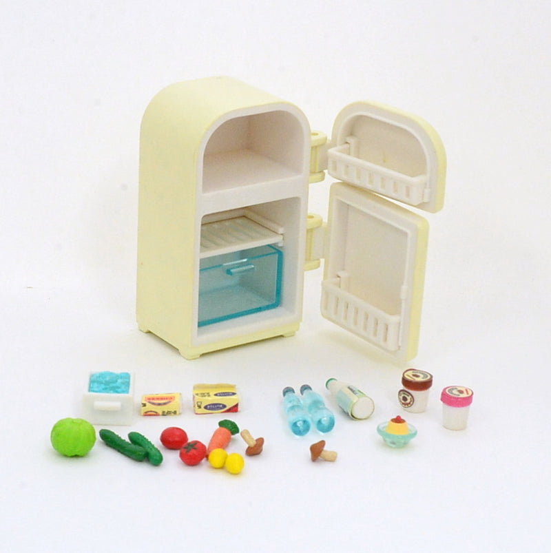 [Used] REFRIGERATOR SET KA-81 Epoch JAPAN 1997 Sylvanian Families