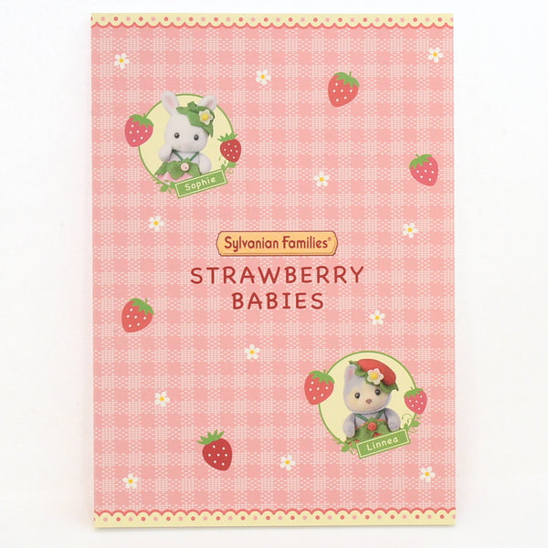 STRAWBERRY BABIES NOTEBOOK Epoch Japan Sylvanian Families