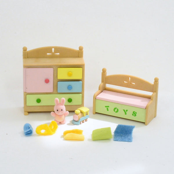 [Used] BABY FURNITURE SET FOR BABY KA-78 Retired Sylvanian Families