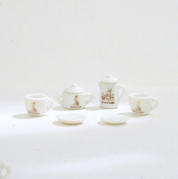 [Used] TEA SET Epoch Japan 1985 Retired Rare KA-16 Sylvanian Families