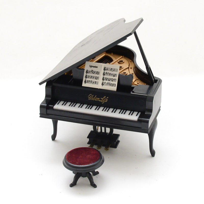 [Used] GRAND PIANO BLACK Epoch Sylvanian Families