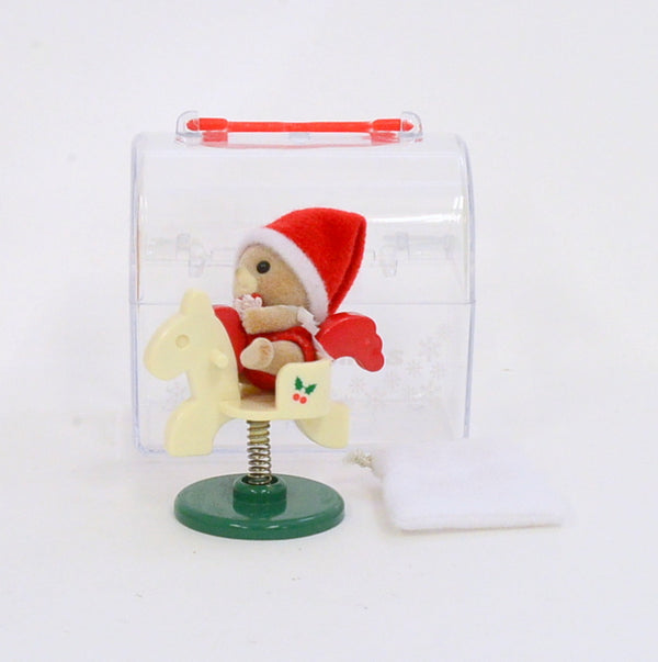 [Used] BABY CARRY CASE SANTA Epoch Japan Sylvanian Families