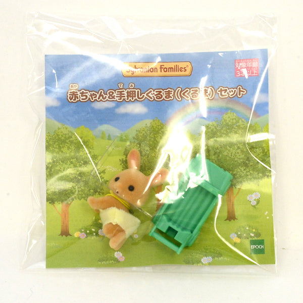 BABY SUNNY RABBIT AND PUSH ALONG CAR SET Epoch Sylvanian Families