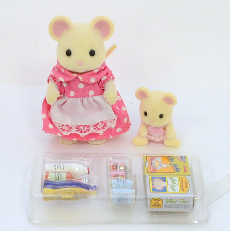 [Used] GROCERY SHOPPING Epoch 5043 White Mouse Sylvanian Families