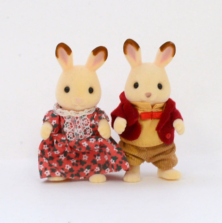 [Used] CHOCOLATE RABBIT GRANDPARENTS Epoch Sylvanian Families