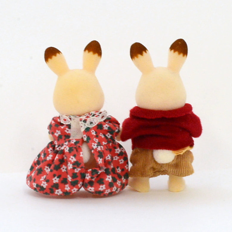 [Used] CHOCOLATE RABBIT GRANDPARENTS Epoch Sylvanian Families