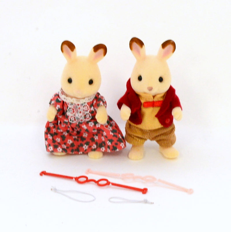 [Used] CHOCOLATE RABBIT GRANDPARENTS Epoch Sylvanian Families