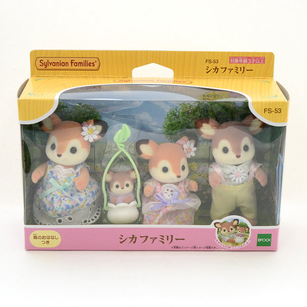 [Used] DEER FAMILY FS-53 Epoch Japan Sylvanian Families