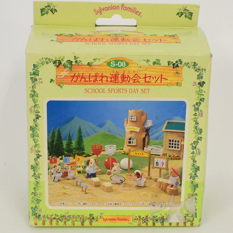 [Used] SCHOOL SPORTS DAY SET S-08 1998 Epoch Japan Sylvanian Families