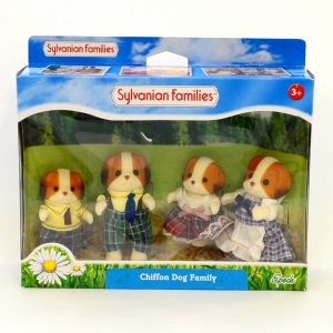 Famille de chiens en chiffon 5000 Familles Sylvanian Calico Critters