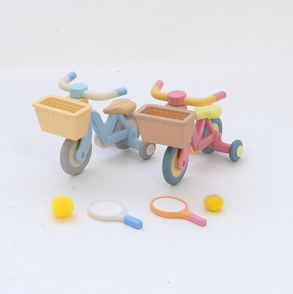 [Used] BLUE PINK BICYCLE FOR CHILDE Japan Sylvanian Families