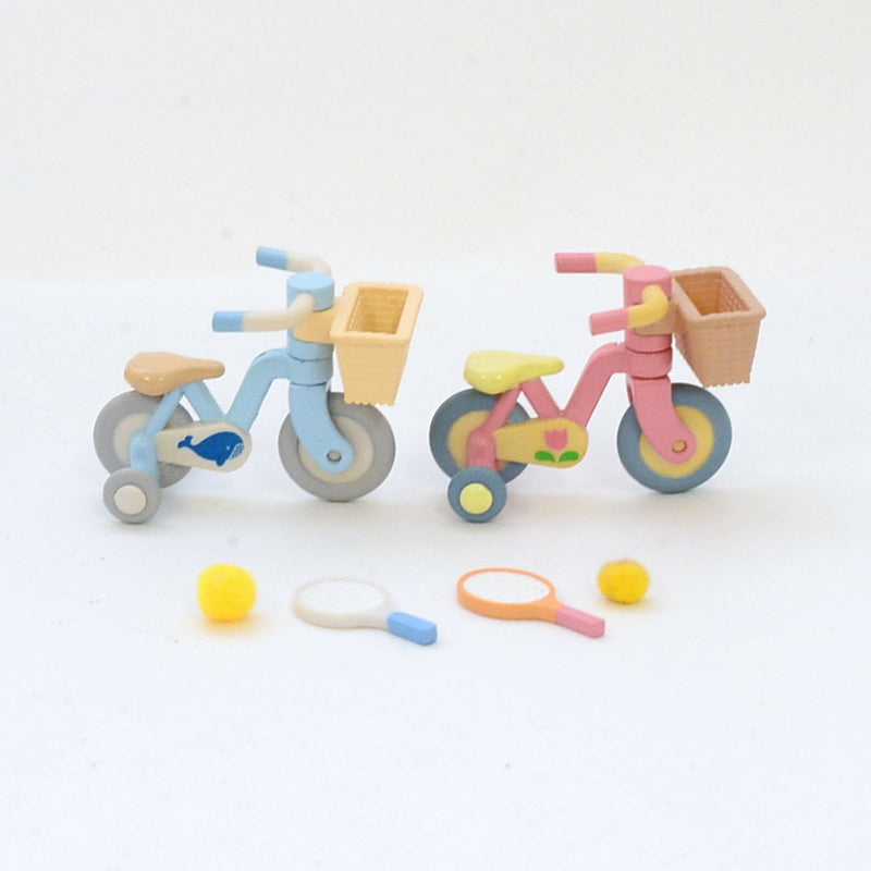 [Used] BLUE PINK BICYCLE FOR CHILDE Japan Sylvanian Families