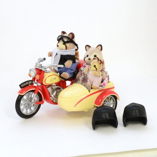 [Used] MOTORCYCLE AND SIDECAR Flair Sylvanian Families