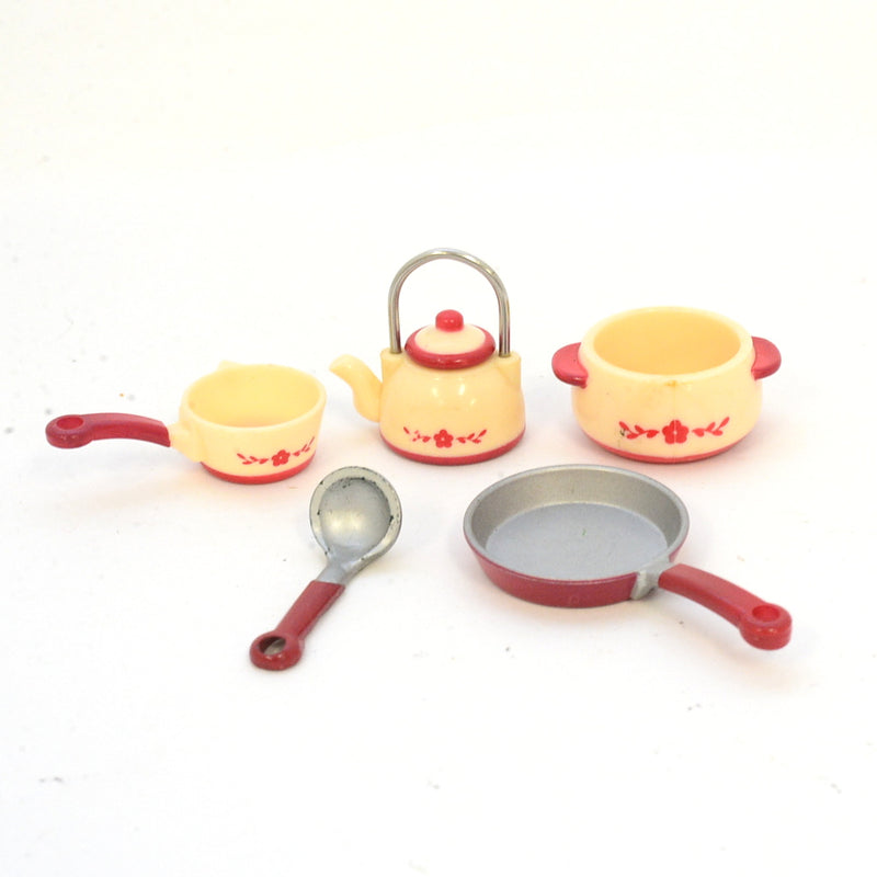 [Used] KITCHEN GRILL SET Epoch Japan Sylvanian Families