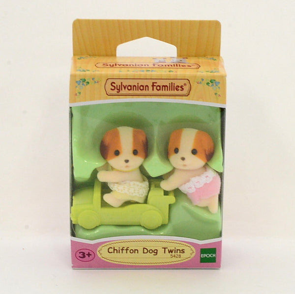 CHIFFON DOG TWINS 5428 Epoch Calico Clitters Sylvanian Families