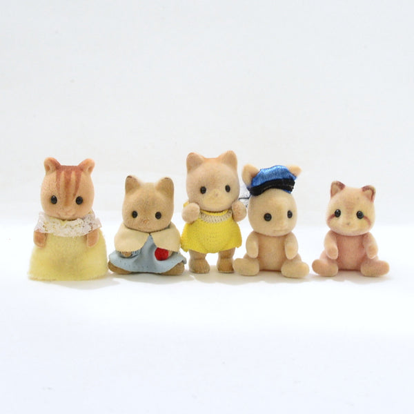 [Used] SQUIRREL CREAM CAT STRIPE CAT RACCOON IVORY RABBIT Calico Sylvanian Families