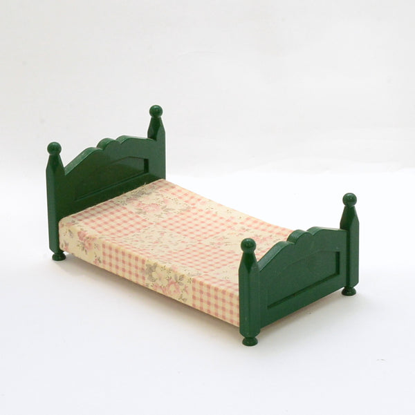 [Used] GREEN BED Epoch Japan Sylvanian Families
