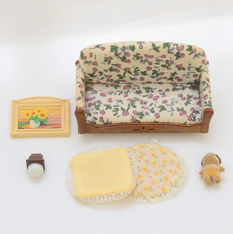 [Used] SOFA SET Calico CrItters Japan Epoch Sylvanian Families