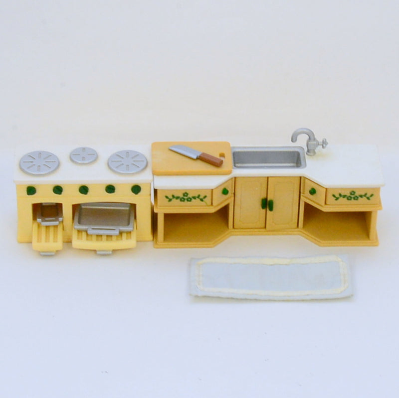 [Used] KITCHEN SET KA-411 Epoch Japan Retired Rare Sylvanian Families