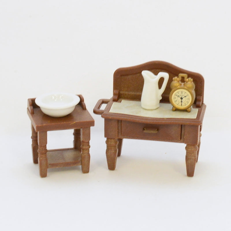 [Used] BEDSIDE TABLE SET A-22 Epoch Sylvanian Families