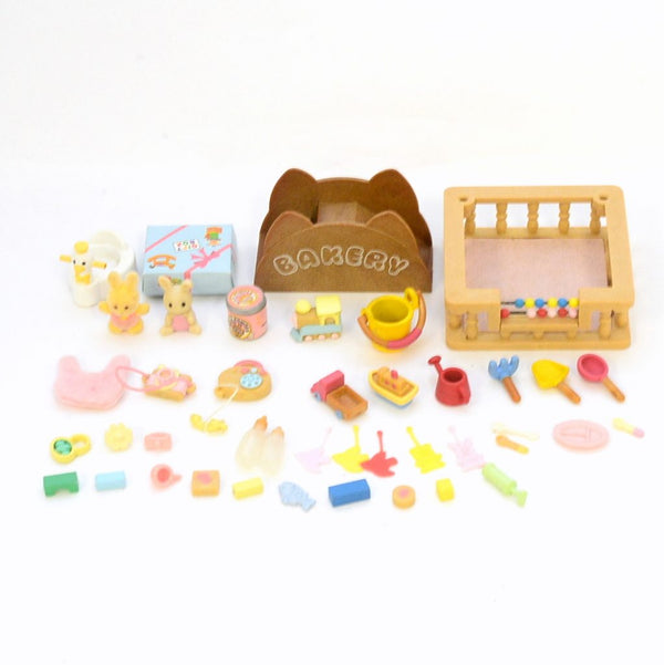 [Used] SMALL PARTS SET FOR BABY'S ROOM Epoch Japan Sylvanian Families