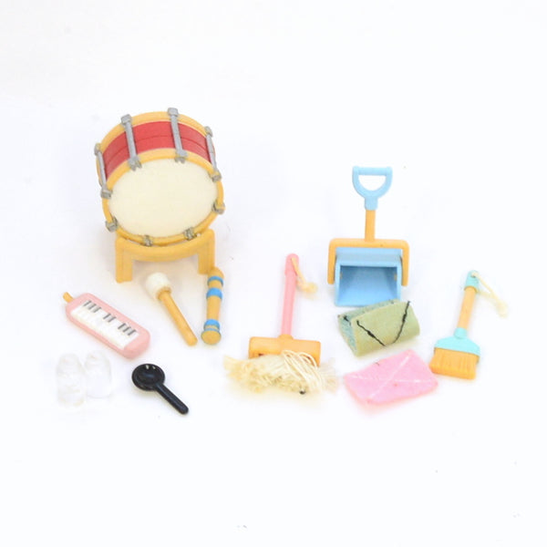 [Used] SMALL PARTS SET FOR SCHOOL Epoch Japan Sylvanian Families
