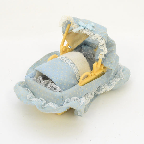 [Used] BABY CRADLE BLUE Epoch Japan Sylvanian Families