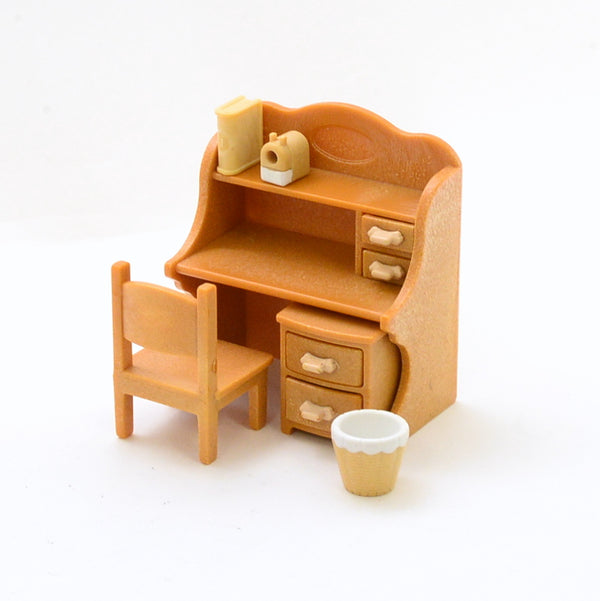 [Used] STUDY DESK SET Epoch Japan Sylvanian Families