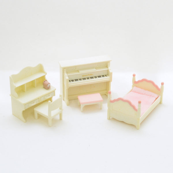 [Used] WHITE ROOM SET Epoch Japan Sylvanian Families
