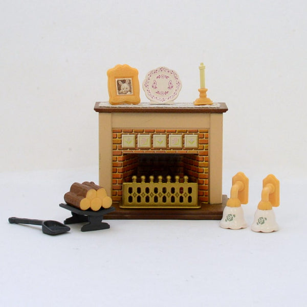 [Used] FIREPLACE SET Epoch Japan Sylvanian Families