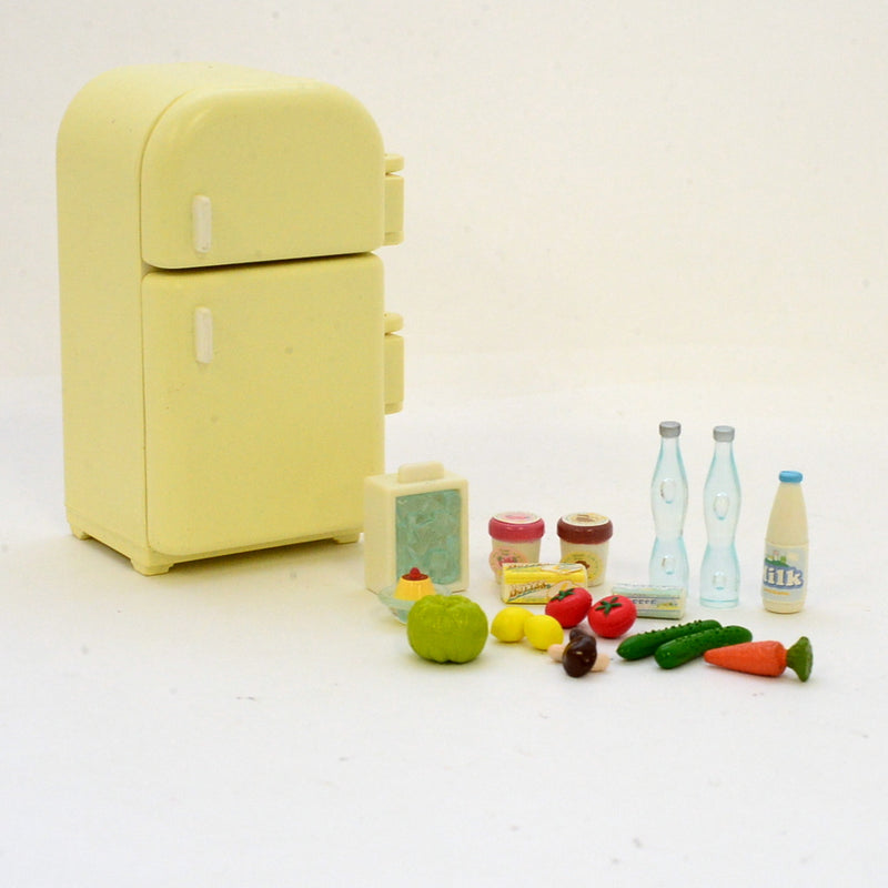 [Used] REFRIGERATOR SET Epoch Japan Sylvanian Families