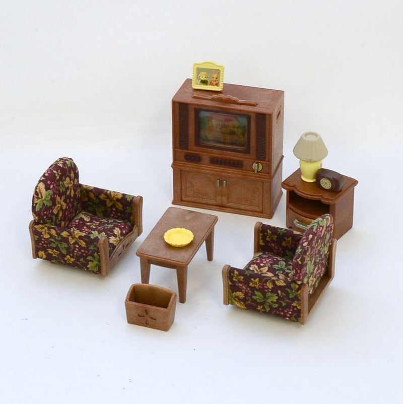 [Used] TV SOFA SET Epoch Japan Sylvanian Families