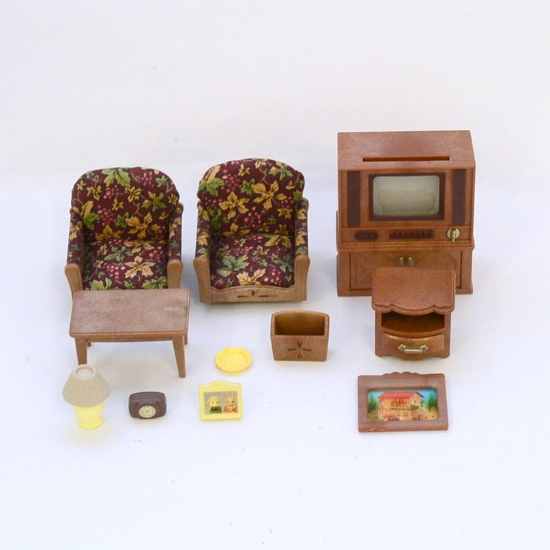 [Used] TV SOFA SET Epoch Japan Sylvanian Families