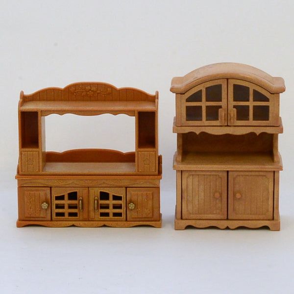 [Used] TV STAND CUPBOARD SET Epoch Japan Sylvanian Families