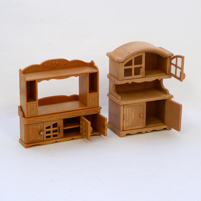 [Used] TV STAND CUPBOARD SET Epoch Japan Sylvanian Families