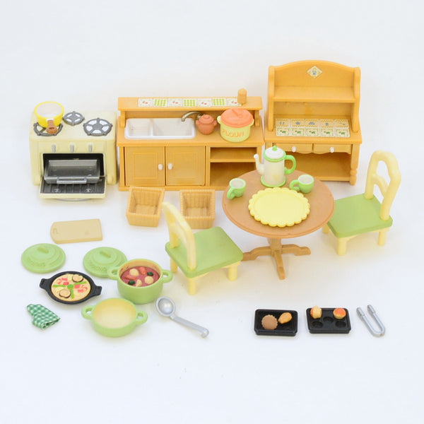 [Used] DINING ROOM SET Epoch Japan Sylvanian Families