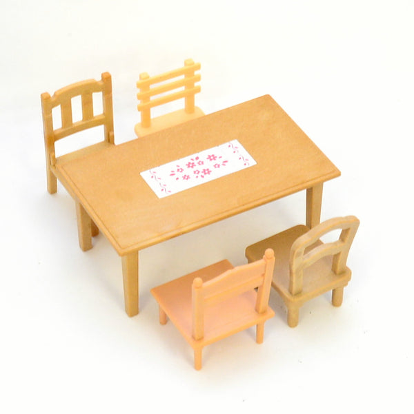 [Used] TABLE CHAIR SET Epoch Japan Sylvanian Families