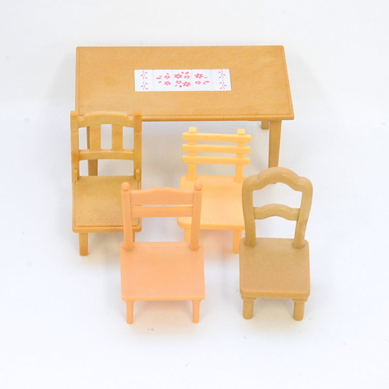 [Used] TABLE CHAIR SET Epoch Japan Sylvanian Families