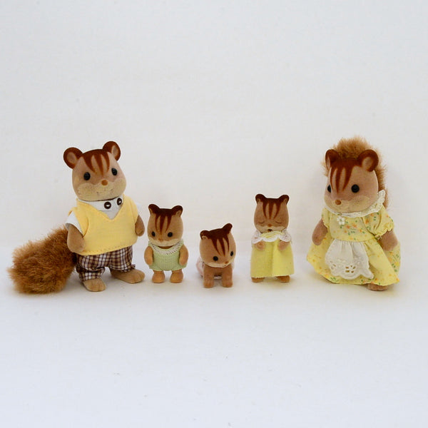 [Used] WALNUT SQUIRREL FAMILY Epoch Japan Sylvanian Families