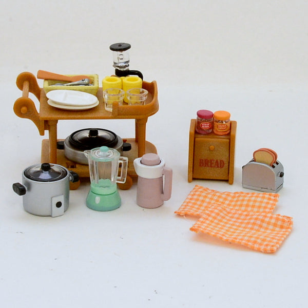 [Used] KITCHEN TOOL SET Epoch Japan Sylvanian Families