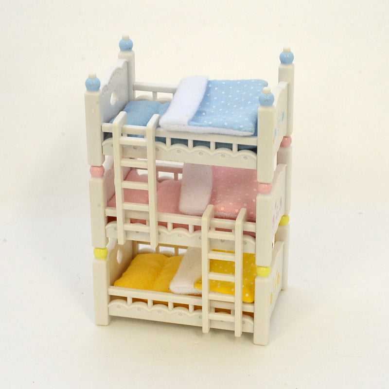 [Used] BABY 3 BUNK BED KA-213 Epoch Sylvanian Families