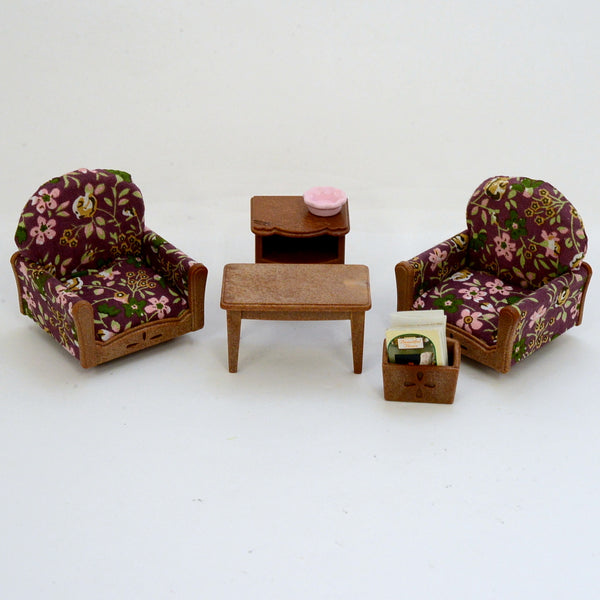 [Used] ARM CHAIR SET Epoch Japan Sylvanian Families